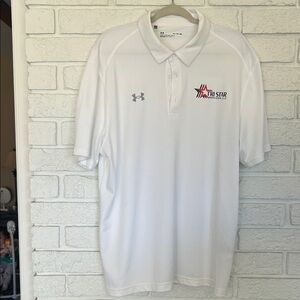 Under Armour White Polo with Logo